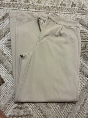 Sincerely Jules Wide Leg Pants in Light Beige